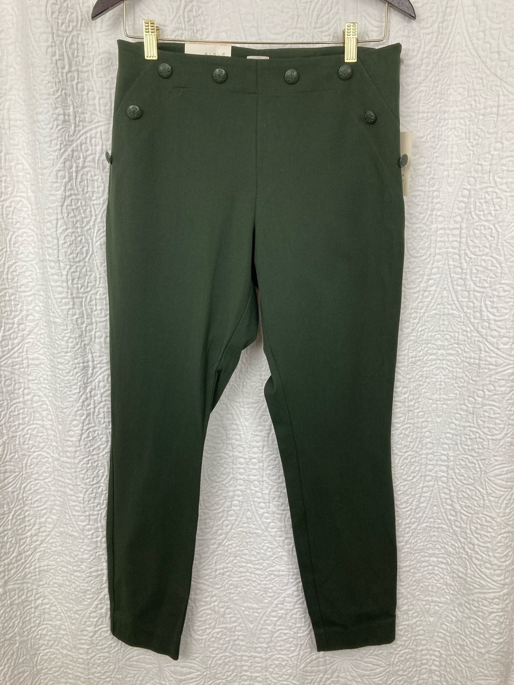 A New Day Women’s High Rise Ankle Skinny Pant sz 10R Safari Green NWT